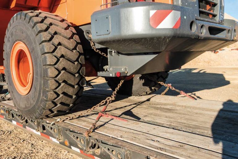 4 Tips to Properly Transport a Wheel Loader